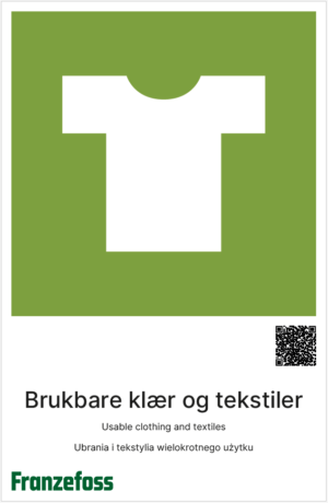 Brukbare klær og tekstiler - A4